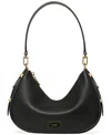 Kate Spade Liv Pebbled Convertible Small Shoulder Bag In Black