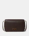 Kate Spade Liv Pebbled Leather Crossbody Bag In Brown