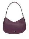 Kate Spade New York Liv Pebble Leather Convertible Shoulder Bag In Purple