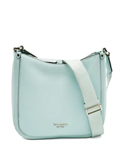 Pre-owned Kate Spade Logio-detail Leather Cross Body Bag In Blue