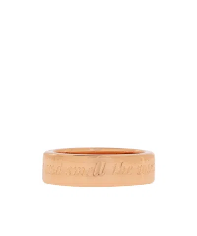 Kate Spade Logo Ring In Yellow