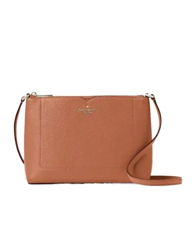 Kate Spade Logo Shoulder Bag In Brown