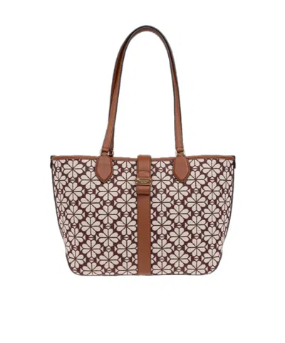Kate Spade Logo Shoulder Bag In Nude