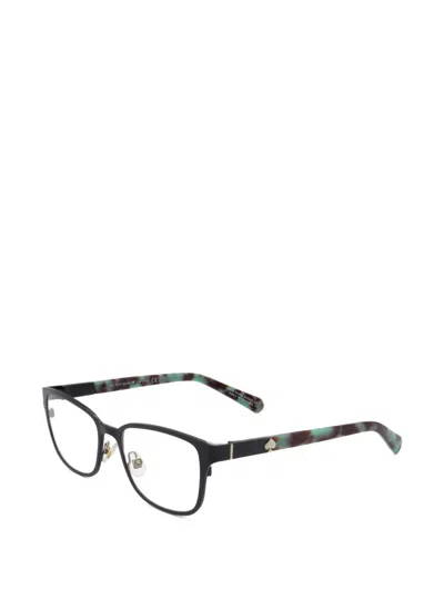 Kate Spade 로고 장식 스퀘어 프레임 안경 In Blue
