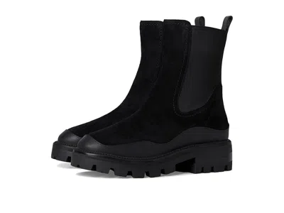 Kate Spade London Suede Chelsea Boots In Black