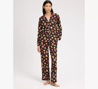 Kate Spade Long Pj Set In Cookies
