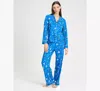 Kate Spade Long Pj Set In Nutcracker