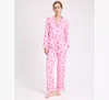 Kate Spade New York Cozy Jersey Pajama Set In Peppermint