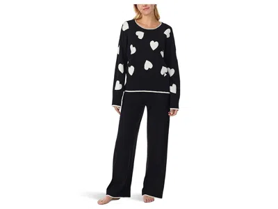 Kate Spade Long Sleeve Sweater Knit Pullover Pj Set