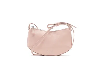 Kate Spade Loop Crinkle Patent Leather Crossbody Wallet Handbags Morning Beach: One Size In Pink