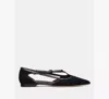 Kate Spade Loop Flat In Black