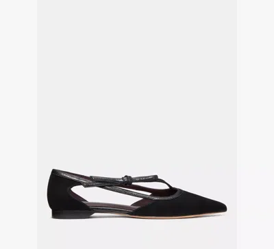 Kate Spade Loop Flat In Black
