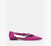Kate Spade New York Loop Pointed Toe Flat In Red