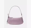 Kate Spade New York Loop Glazed Leather Pochette Bag In Purple