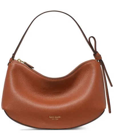 Kate Spade Loop Medium Pebbled Leather Shoulder Bag In Brown