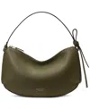 Kate Spade Loop Medium Pebbled Leather Shoulder Bag In Green