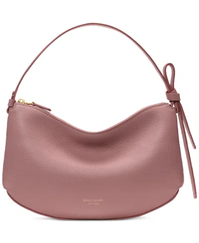 Kate Spade Loop Medium Pebbled Leather Shoulder Bag In Pink