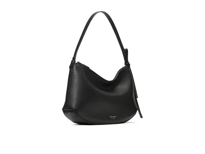 Kate Spade Loop Pebbled Leather Large Shoulder Bag Handbags Black: One Size
