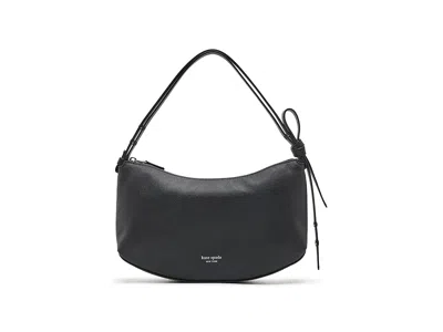 KATE SPADE LOOP SHOULDER BAG SHOULDER WOMEN'S HANDBAGS BLACK, LEATHER