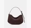 Kate Spade Loop Suede Shoulder Bag In Brown