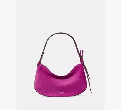 Kate Spade Loop Suede Shoulder Bag In Red
