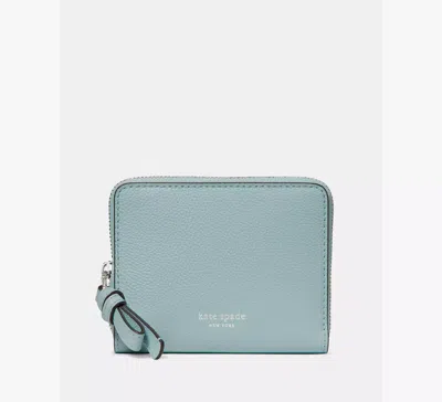 Kate Spade Loop Zip Around Wallet In Blue