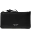 Kate Spade Loop East West Zip Card Case In Black