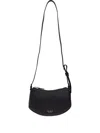 Kate Spade Loop Zip-leather Crossbody Bag In Black