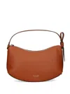 Kate Spade Loop Zip Leather Shoulder Bag In White