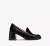 Kate Spade Lori Heeled Loafers In Black