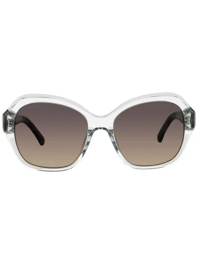 Kate Spade Lottie Mini Women's Sunglasses In Transparent