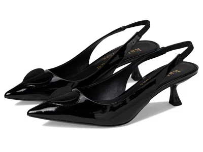 Kate Spade Lover Slingback Kitten Heel In Black