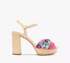 Kate Spade New York Lucie Ankle Strap Platform Sandal In Orchid Bloom