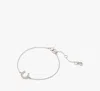 Kate Spade Lucky Charm Pavé Horseshoe Solitaire Bracelet In Silver