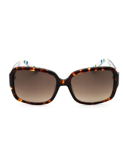 Kate Spade Lulu/s Sunglasses In Hvn/brown Sf