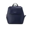 KATE SPADE MADISON NAVY SAFFIANO LEATHER MEDIUM FLAP SHOULDER BACKPACK BAG