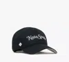 Kate Spade Magazine Script Baseball Cap In Black