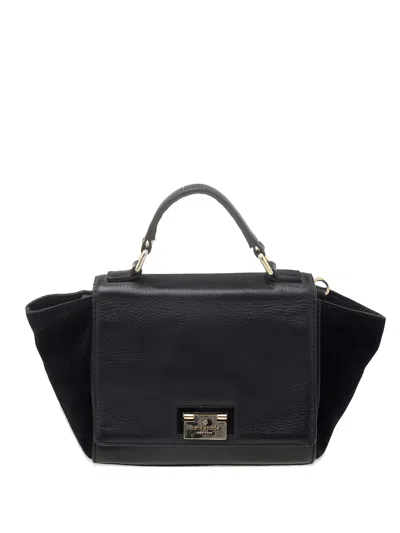 Pre-owned Kate Spade Magnolia Park Top Handle Bag In Black