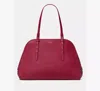 Kate Spade New York Do It All Pebble Leather Maise Carryall Tote In Red