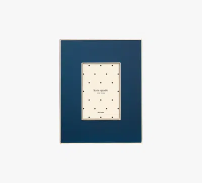 Kate Spade Make It Pop 4x6 Picture Frame In Blue