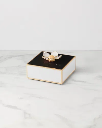 Kate Spade Make It Pop Floral Box In Black
