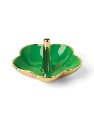 Kate Spade Make It Pop Metal Ring Dish In Green