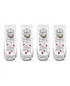 Kate Spade Make Merry Stemless Flutes, Set Of 4 In White