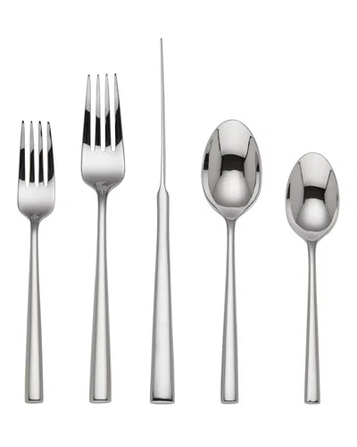 Kate Spade Malmo 5-piece Flatware Set In Metallic