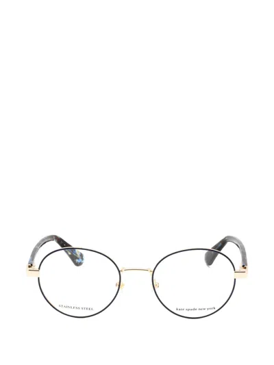 Kate Spade Marciann Round-frame Glasses In Transparent