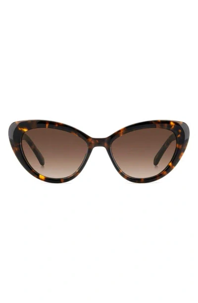 Kate Spade Marlah's 53mm Gradient Cat Eye Sunglasses In Brown