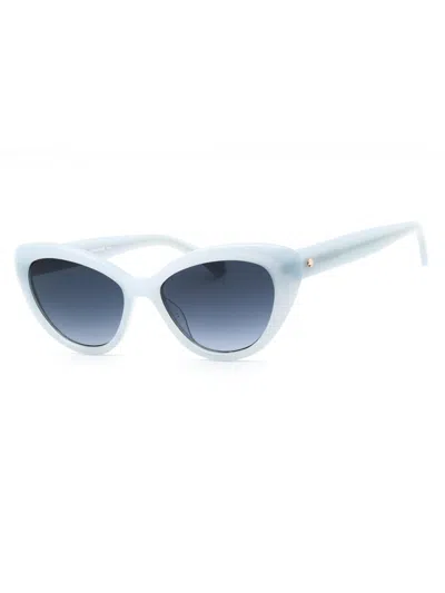 Kate Spade Marlah/s Sunglasses In 0pjp 9o - Blue/dark Grey Sf