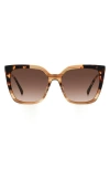 Kate Spade Marlowe 55mm Gradient Square Sunglasses In Brown