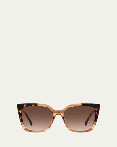 Kate Spade Marlowe Acetate Square Sunglasses In Neutral