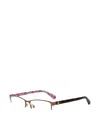 Kate Spade Ladies Brown Rectangular Eyeglass Frames Marnie In Brown